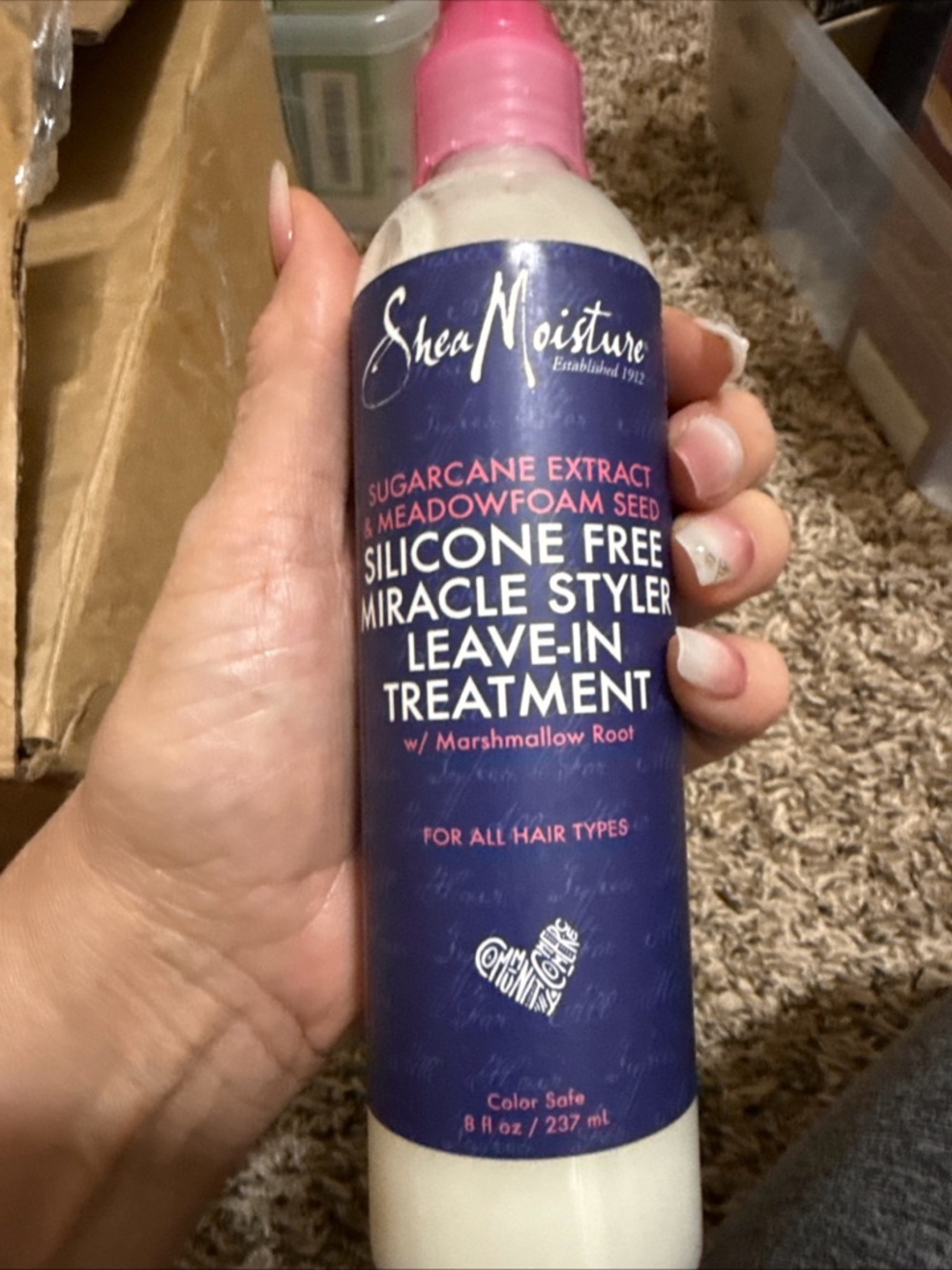 Shea Moisture Purple Leave-In Miracle Styler Treatment